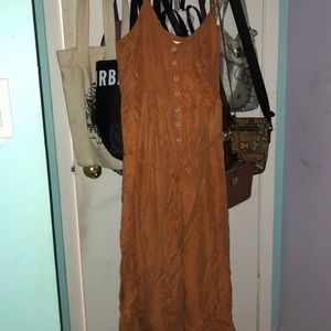 Anthropologie Pants - Tan jumpsuit Anthropologie Pants - Tan jumpsuit